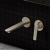 AXOR Citterio C rubinetto lavabo a parete Cubic cut, 49111820, Cubic cut Citterio C nichel spazzolato [Rubinetteria Bagno > Rubinetteria Lavabo]