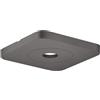 AXOR Citterio C rosetta a soffitto, 28802340, Citterio C nero cromato spazzolato [Rubinetteria Bagno > Accessori di Montaggio per Rubinetteria Bagno]