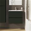 evineo ineo2 mobile La: 60 cm, 2 scomparti estraibili, con maniglia incassata, per evineo ineo2 lavabo,, BE0700GR, ineo2 [Mobili da Bagno > Mobili Lavabo]