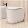 Scarabeo Glam WC a pavimento con TWIST-System, 5205TW41BK, Glam bianco opaco [WC > WC a Pavimento]