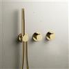 Herzbach MODUL7 rubinetto doccia da incasso con termostatico, 70.701001.1.03, MODUL7 oro [Rubinetteria Bagno > Rubinetteria Doccia]