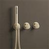 Herzbach MODUL7 rubinetto doccia da incasso con termostatico, 70.701001.1.41, MODUL7 brass steel [Rubinetteria Bagno > Rubinetteria Doccia]