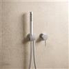 Herzbach MODUL7 rubinetto doccia da incasso con miscelatore, 70.701002.1.09, MODUL7 acciaio inox spazzolato [Rubinetteria Bagno > Rubinetteria Doccia]