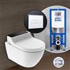Geberit AquaClean Tuma Comfort SET completo smart WC con elemento incasso neeos,, 146290SJ1+16601WH#SET, Comfort AquaClean Tuma bianco/nero [WC > Smart WC con Elementi Incasso]