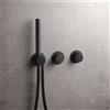 Herzbach MODUL7 PUSH sistema doccia da incasso con termostatico, 70.701003.1.12, MODUL7 PUSH; MODUL7 nero opaco [Rubinetteria Bagno > Rubinetteria Doccia]