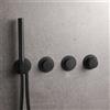 Herzbach MODUL7 PUSH termostatico, per vasca e doccia, 70.702003.1.12, MODUL7 PUSH; MODUL7 nero opaco [Rubinetteria Bagno > Rubinetteria Doccia]