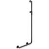 Hewi System 900 asta saliscendi, con maniglia di sostegno, 900.33M20260 ER, System 900 grigio scuro opaco [Rubinetteria Bagno > Doccette / Supporti]