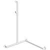 Hewi System 900 asta saliscendi, con maniglia di sostegno, 900.35M30060 VH, System 900 bianco opaco [Rubinetteria Bagno > Doccette / Supporti]