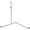 Hewi System 900 asta saliscendi, con maniglia di sostegno, 900.35M301XA, System 900 acciaio inox spazzolato [Rubinetteria Bagno > Doccette / Supporti]