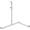 Hewi System 900 asta saliscendi, con maniglia di sostegno, 900.35M302XA, System 900 acciaio inox spazzolato [Rubinetteria Bagno > Doccette / Supporti]