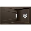 Schock Waterfall lavello da cucina, WATD100UBRO, D-100 U Waterfall bronzo [Lavelli da Cucina > per Base Sottolavello a partire da 50 cm]