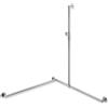 Hewi System 900 asta saliscendi, con maniglia di sostegno, 900.35M304XA, System 900 acciaio inox spazzolato [Rubinetteria Bagno > Doccette / Supporti]