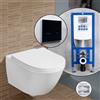 Villeroy & Boch Universo SET completo WC sospeso con elemento incasso neeos,, 4670T901+16746BM#SET, Universo bianco [WC > WC con Elementi Incasso]