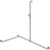 Hewi System 900 asta saliscendi, con maniglia di sostegno, 900.35M305XA, System 900 acciaio inox spazzolato [Rubinetteria Bagno > Doccette / Supporti]