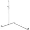 Hewi System 900 asta saliscendi, con maniglia di sostegno, 900.35M306XA, System 900 acciaio inox spazzolato [Rubinetteria Bagno > Doccette / Supporti]