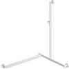 Hewi System 900 asta saliscendi, con maniglia di sostegno, 900.35M30760 VH, System 900 bianco opaco [Rubinetteria Bagno > Doccette / Supporti]