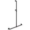 Hewi System 900 asta saliscendi, con maniglia di sostegno, 900.35M40060 ER, System 900 grigio scuro opaco [Rubinetteria Bagno > Doccette / Supporti]