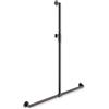 Hewi System 900 asta saliscendi, con maniglia di sostegno, 900.35M40160 ER, System 900 grigio scuro opaco [Rubinetteria Bagno > Doccette / Supporti]