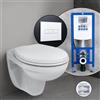 Ideal Standard Eurovit set completo WC sospeso con elemento incasso neeos,, K881001+16601WH#SET, Eurovit bianco [WC > WC con Elementi Incasso]