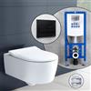 Villeroy & Boch Avento SET completo WC sospeso con elemento incasso neeos,, 5656RS01+16601BM#SET, Avento bianco [WC > WC con Elementi Incasso]