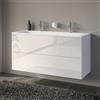 Keuco Paris mobile con lavabo doppio, 2 scomparti estraibili, 111503960004, Paris [Mobili da Bagno > Mobili con Doppio Lavabo]