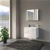 Keuco Paris mobile con lavabo, con armadietto a specchio, 111503960005, Paris [Mobili da Bagno > Set Mobili da Bagno]
