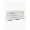 Westwing Collection Panca imbottita in bouclé con vano contenitore Alto -