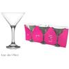 Roccobimbo Set 3 Bicchiere Cocktail Vetro 175ML Serie Misket