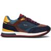 HARMONT&BLAINE Sneaker uomo blu in suede