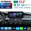 XTRONS AUTORADIO GPS BMW SERIE 5 E60 Android 13 CIC 12.3" Carplay Snapdragon 4G