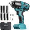 APROTII Avvitatore a percussione a batteria 700 N.m con Makita BL1830 BL1840 BL1840B BL1850 BL1850B BL1860B, avvitatore a percussione batteria per camion con 6 bussole e motore senza spazzole (senza