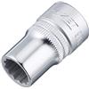Hazet 900Az-1/2 Inserto Chiave a Bussola Doppio Esagono, Argento, Attacco Quadro, Cavo, 12.5 mm 1/2 di Pollice