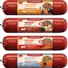 Fleischeslust 12 x 800 g umido cane - Mix 5 gusti: Manzo delicato, Coniglio, Pesce fresco, Pollame, Manzo