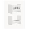 Nofred Culla con estensione a lettino Form, 70 x 120/160 cm