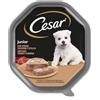 Generico Vaschette per cani Cesar 14x150gr (14 vaschette, Puppy Tacchino e Vitello)