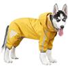 Bvizyelck Giacca antipioggia per cani, impermeabili per cani, Impermeabili con cappuccio per giacca antipioggia impermeabile per animali domestici, Vestiti leggeri per giacche antipioggia per animali