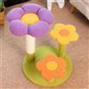 Generic SHIBOHAN - Albero tiragraffi per gatti, 48 cm, a forma di fiore, multicolore, con palla giocattolo, per gattini, viola