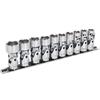 Sealey ak2710 universale comune Set di chiavi a bussola 3/8 10 unità sq Walldrive Metric