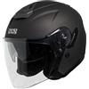 IXS Casco Jet In Fibra Ixs 92 Fg 1.0 Parasole Integrato Grigio Opaco, TAGLIA Tg. S