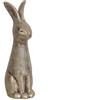 Romimex Figura decorativa Beige Ceramica Coniglio 13x40x15 cm