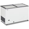 Congelatore A Pozzetto Statico - Mod. Frp 400 Pssl - Porta Cieca Scorrevole - Temperatura -22°c/-9°c - Dim. Cm. L128,3xp67xh89,5