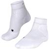 FALKE TE2 Short M Sso cotone filo funzionale antivesciche 1 paio, Calzini da tennis Uomo, Bianco White 2000, 42-43