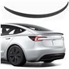 TOPABYTE Spoiler per Tesla Model 3 Highand 2026-2024 Originale Spoiler Posteriore Aletta Lip per Tesla 3 Highand Accessori (Carbonio Opaco)