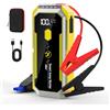 karzu Avviatore Batteria Auto, 5000A Booster Avviamento Auto Professionale per Tutto Benzina e 10L Diesel Motori, Avviatore Emergenza per Auto/Moto Portatile,Uscita USB Rapida, Torcia a LED