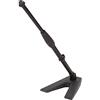 Proel DST110BK - Base da tavolo triangolare in ghisa pesante con asta telescopica per per Microfono, Nero Opaco (DST110BK)