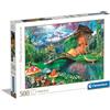 Clementoni - 35522 - Puzzle Collection - The Old Shoe House - 500 Pezzi - Puzzle Adulti, Orizzontale, Divertimento Per Adulti, Made In Italy
