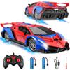 Kssvzz Auto Telecomandata, Spider Auto Radiocomandata da Corsa Veloce con Luci, Macchinine Giocattolo per Bambini 3 4 5 6 7 8 9 Anni Regalo Giochi Esterno Gioco