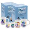 Generico set regalo composto da 2 confezioni di Cialde da 50 pz Caffè Toraldo miscela Crema di Napoli + 2 tazzine da caffè da 80 ml personalizzabili con le emozioni del cartone Inside out 2 ansia gioia