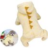 DiiWmme Cappotto invernale caldo per cani e gatti di taglia piccola e media - costume cosplay tuta intera abbigliamento (giallo)