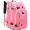 MIGGEEY Borsa per scarponi da sci con scomparto per casco e scomparto per stivali [50 l], zaino da sci con tasca per casco, borsa da sci con funzione di tracolla e spazio per accessori da sci